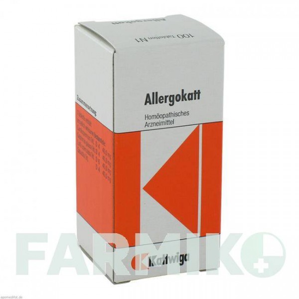 АЛЛЕРГОКАТ (ALLERGOKATT) таблетки 100 шт - Гомеопатия KATTWIGA