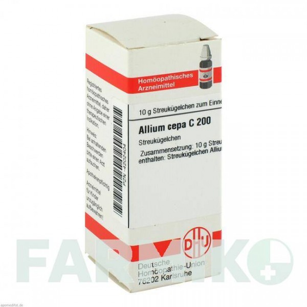 АЛЛИУМ ЦЕПА (ALLIUM CEPA) C 200 глобули 10 г - Гомеопатия DHU