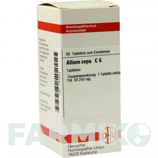 АЛЛИУМ ЦЕПА (ALLIUM CEPA) C 6 таблетки 80 шт - Гомеопатия DHU