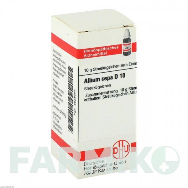 АЛЛИУМ ЦЕПА (ALLIUM CEPA) D 10 глобули 10 г - Гомеопатия DHU