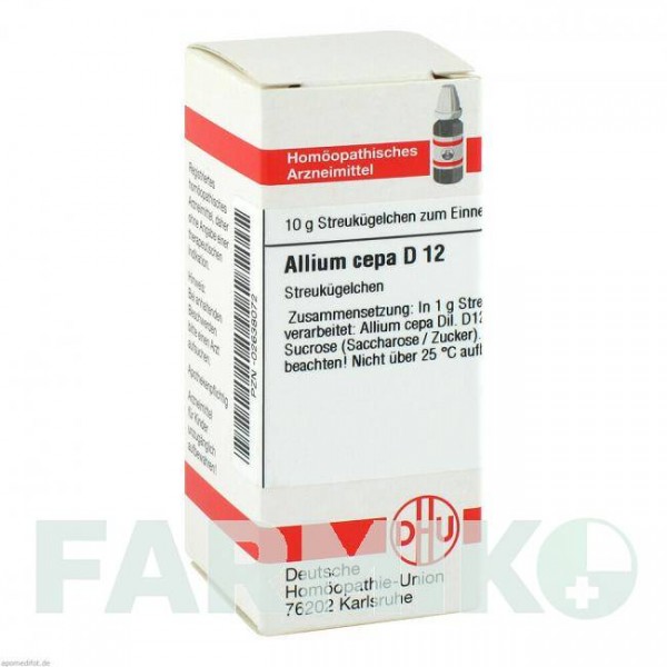 АЛЛИУМ ЦЕПА (ALLIUM CEPA) D 12 глобули 10 г - Гомеопатия DHU