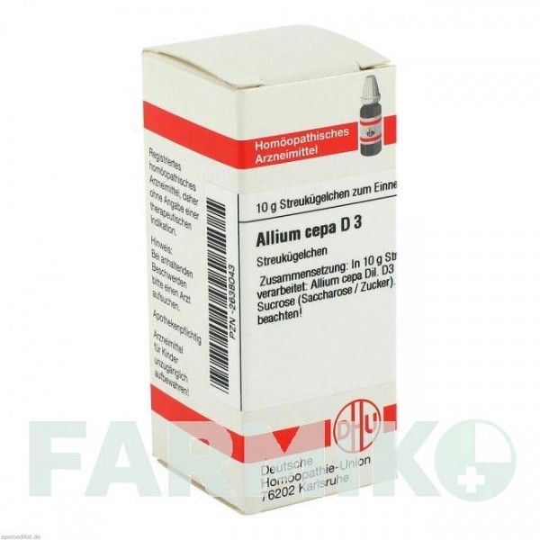 АЛЛИУМ ЦЕПА (ALLIUM CEPA) D 3 глобули 10 г - Гомеопатия DHU