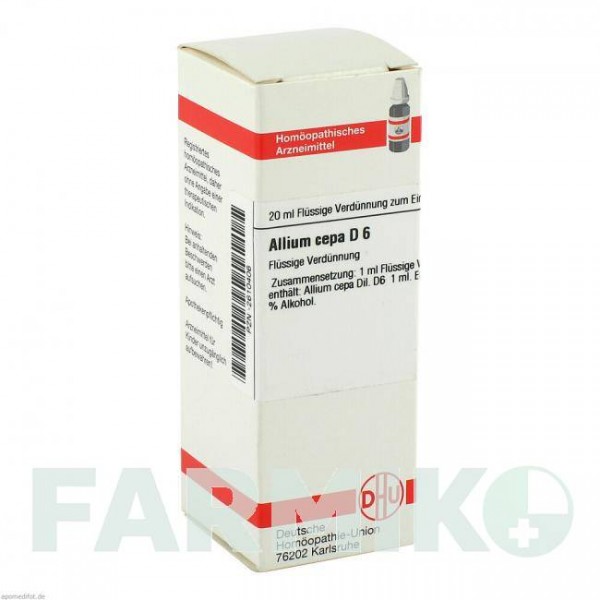 АЛЛИУМ ЦЕПА (ALLIUM CEPA) D 6 раствор 20 мл - Гомеопатия DHU