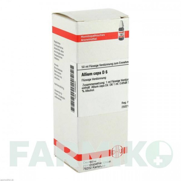 АЛЛИУМ ЦЕПА (ALLIUM CEPA) D 6 раствор 50 мл - Гомеопатия DHU