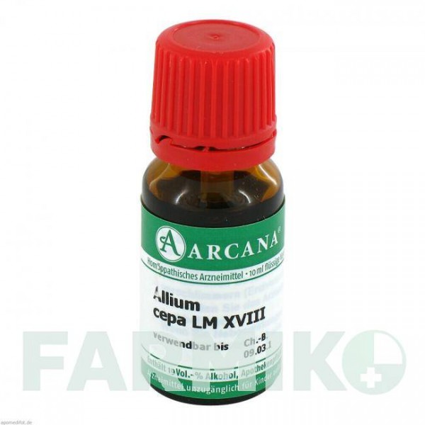 АЛЛИУМ ЦЕПА (ALLIUM CEPA) LM 18 раствор 10 мл - Гомеопатия ARCANA DR.SEWERIN