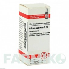 АЛЛИУМ САТИВУМ (ALLIUM SATIVUM) C 30 глобули 10 г - Гомеопатия DHU