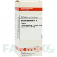 АЛЛИУМ САТИВУМ (ALLIUM SATIVUM) D 4 таблетки 80 шт - Гомеопатия DHU