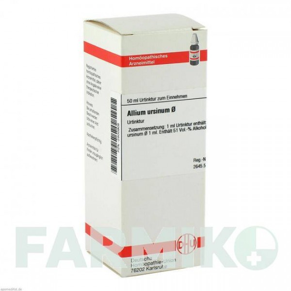 АЛЛИУМ УРСИНУМ (ALLIUM URSINUM) раствор 50 мл - Гомеопатия DHU