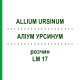 АЛЛИУМ УРСИНУМ (ALLIUM URSINUM) LM 17 раствор 10 мл - Гомеопатия ARCANA DR.SEWERIN