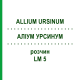 АЛЛИУМ УРСИНУМ (ALLIUM URSINUM) LM 5 раствор 10 мл - Гомеопатия ARCANA DR.SEWERIN