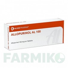 АЛЛОПУРИНОЛ (ALLOPURINOL) 100 таблетки 50 шт - Аллопуринол ALIUD PHARMA