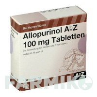 АЛЛОПУРІНОЛ (ALLOPURINOL) 100 мг таблетки 100 шт - Алопуринол ABZ PHARMA