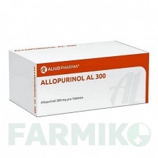 АЛЛОПУРІНОЛ (ALLOPURINOL) 300 таблетки 20 шт - Алопуринол ALIUD PHARMA