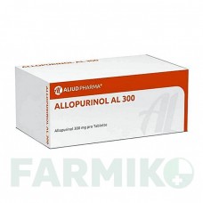 АЛЛОПУРІНОЛ (ALLOPURINOL) 300 таблетки 50 шт - Алопуринол ALIUD PHARMA