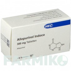 АЛЛОПУРИНОЛ (ALLOPURINOL) 300 мг таблетки 100 шт - Аллопуринол HEC PHARM