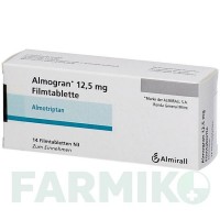 АЛМОГРАН (ALMOGRAN) 12,5 мг таблетки 14 шт - Алмотриптан EMRA-MED