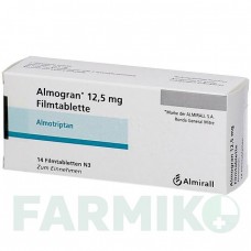 АЛМОГРАН (ALMOGRAN) 12,5 мг таблетки 14 шт - Алмотриптан EMRA-MED