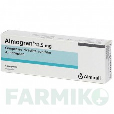 АЛМОГРАН (ALMOGRAN) 12,5 мг таблетки 6 шт - Алмотриптан KOHLPHARMA