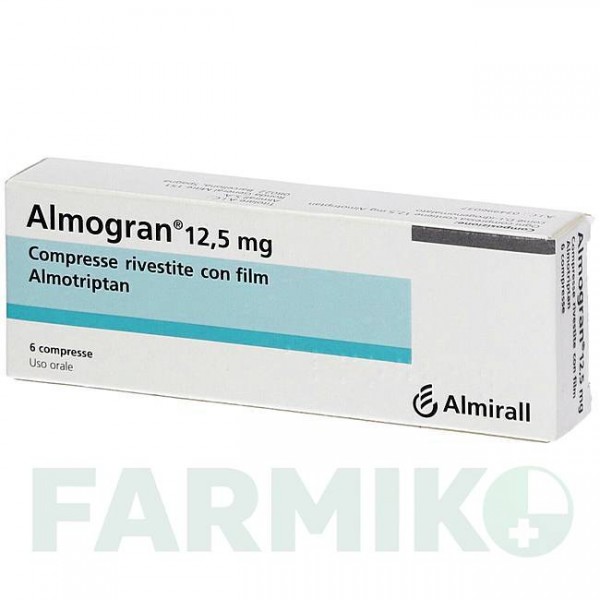 АЛМОГРАН (ALMOGRAN) 12,5 мг таблетки 6 шт - Алмотриптан KOHLPHARMA