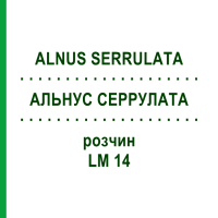 АЛЬНУС СЕРРУЛАТА (ALNUS SERRULATA) LM 14 розчин 10 мл - Гомеопатія ARCANA DR.SEWERIN