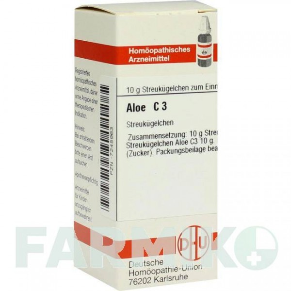 АЛОЭ (ALOE) C 3 глобули 10 г - Гомеопатия DHU