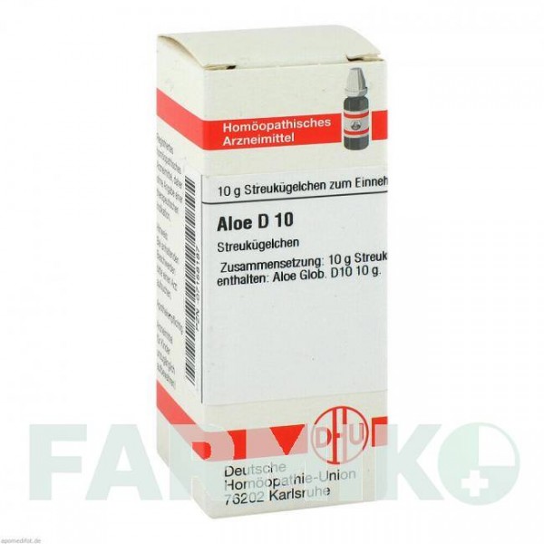 АЛОЭ (ALOE) D 10 глобули 10 г - Гомеопатия DHU