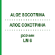 АЛОЕ СОКОТРИНА (ALOE SOCOTRINA) LM 6 розчин 10 мл - Гомеопатія ARCANA DR.SEWERIN