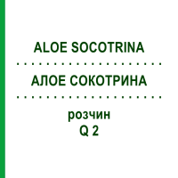 АЛОЕ СОКОТРИНА (ALOE SOCOTRINA) Q 2 розчин 15 мл - Гомеопатія GUDJONS