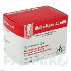 АЛЬФА ЛІПОН (ALPHA LIPON) 600 таблетки 60 шт - Тіоктова кислота ALIUD PHARMA
