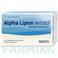 АЛЬФА ЛІПОН (ALPHA LIPON) 600 мг таблетки 60 шт - Тіоктова кислота ARISTO PHARMA