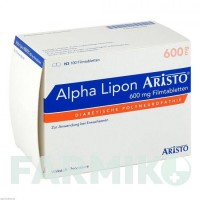 АЛЬФА ЛИПОН (ALPHA LIPON) 600 мг таблетки 100 шт - Тиоктовая кислота ARISTO PHARMA