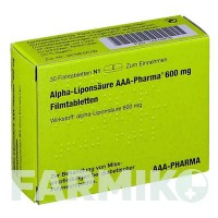АЛЬФА ЛИПОНСАУР (ALPHA LIPONSAURE) 600 мг таблетки 30 шт - Тиоктовая кислота AAA - PHARMA