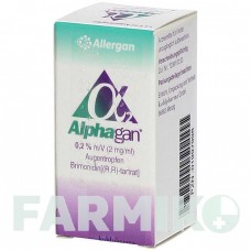 АЛЬФАГАН (ALPHAGAN) 0,2% 2 мг/мл краплі 5 мл - Бримонідин KOHLPHARMA