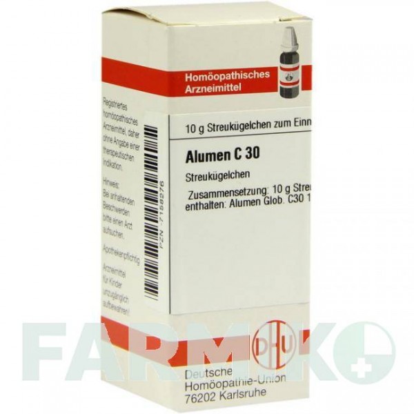 АЛЮМЕН (ALUMEN) C 30 глобули 10 г - Гомеопатия DHU