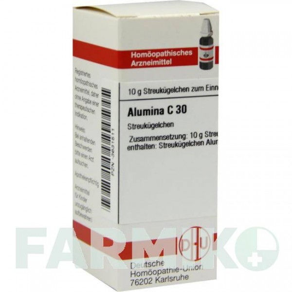 АЛЮМИНА (ALUMINA) C 30 глобули 10 г - Гомеопатия DHU