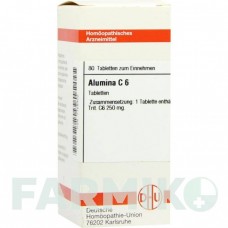 АЛЮМИНА (ALUMINA) C 6 таблетки 80 шт - Гомеопатия DHU