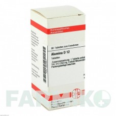 АЛЮМИНА (ALUMINA) D 12 таблетки 80 шт - Гомеопатия DHU