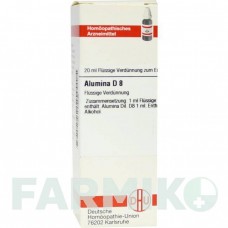 АЛЮМИНА (ALUMINA) D 8 раствор 20 мл - Гомеопатия DHU