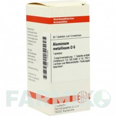 АЛЮМИНИУМ МЕТАЛЛИКУМ (ALUMINIUM METALLICUM) D 6 таблетки 80 шт - Гомеопатия DHU