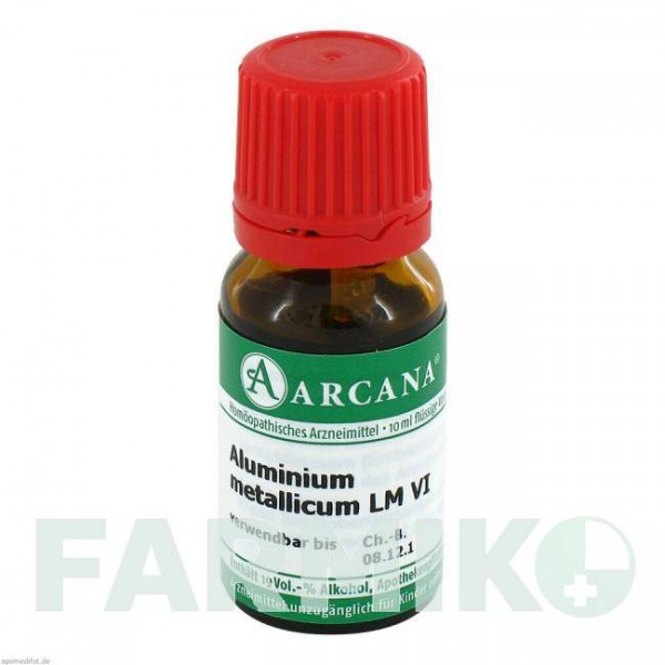 АЛЮМИНИУМ МЕТАЛЛИКУМ (ALUMINIUM METALLICUM) LM 6 раствор 10 мл - Гомеопатия ARCANA DR.SEWERIN