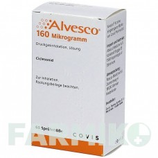 АЛЬВЕСКО (ALVESCO) 160 мкг 60 доз аэрозоль 1 шт - Циклесонид ABACUS MEDICINE