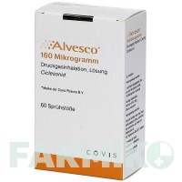 АЛЬВЕСКО (ALVESCO) 160 мкг 60 доз аэрозоль 1 шт - Циклесонид EMRA-MED
