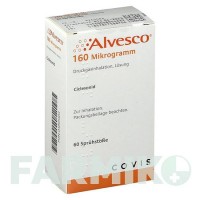 АЛЬВЕСКО (ALVESCO) 160 мкг 60 доз аэрозоль 1 шт - Циклесонид ZENTIVA