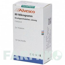 АЛЬВЕСКО (ALVESCO) 80 мкг 2 х 60 доз аэрозоль 2 шт - Циклесонид EURIMPHARM