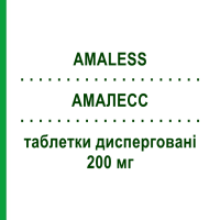 АМАЛЕСС (AMALESS) 200 мг таблетки диспергируемые 56 шт - Ламотриджин AUROBINDO PHARMA