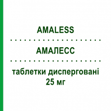 АМАЛЕСС (AMALESS) 25 мг таблетки диспергируемые 28 шт - Ламотриджин AUROBINDO PHARMA