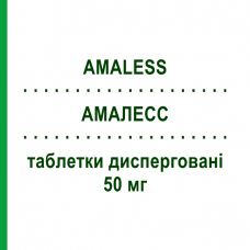 АМАЛЕСС (AMALESS) 50 мг таблетки диспергируемые 56 шт - Ламотриджин AUROBINDO PHARMA