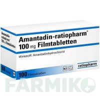 АМАНТАДИН (AMANTADIN) 100 мг таблетки 100 шт - Амантадин RATIOPHARM