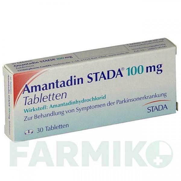 АМАНТАДИН (AMANTADIN) 100 мг таблетки 30 шт - Амантадин STADAPHARM