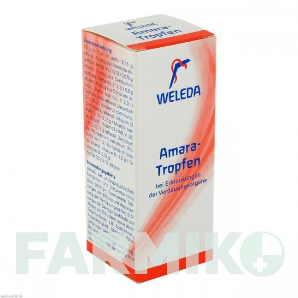АМАРА (AMARA) раствор 50 мл - Активные вещества WELEDA